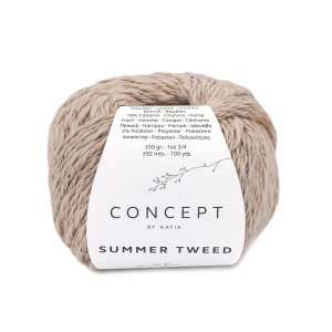 Пряжа Summer Tweed, 80% хлопок, 18% пенька, 2% полиэстер, 50 г, 92 м. Арт 1324.65