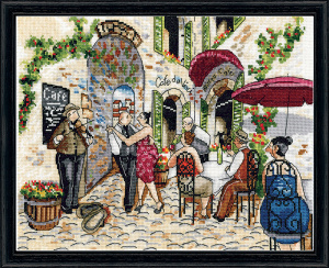 Набор для вышивания "Танец в кафе". Арт 2854