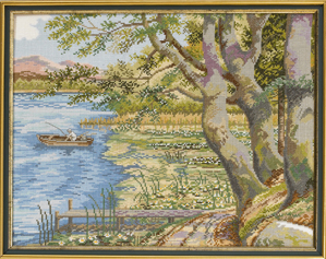 Набор для вышивания "Рыбак". Арт 12-533