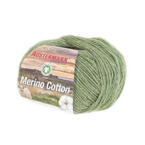 Пряжа Merino Cotton organic, 55% шерсть, 45% хлопок, 50 г, 230 м. Арт 98311-0012