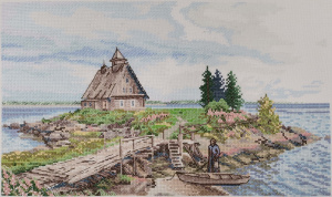 Набор для вышивания "На берегу Белого моря". Арт 02.010.29