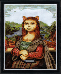 Набор для вышивания "Мяу Лиза". Арт 3375