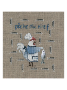 Набор для вышивания "Cook's Fishing Egg" (Рыбалка повара). Арт 2723