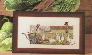 Набор для вышивания "Белые кролики". Арт 76630