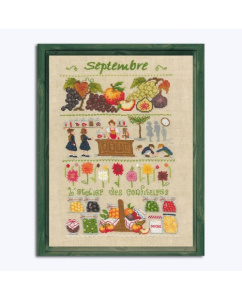 Набор для вышивания:"SEPTEMBRE" (Сентябрь). Арт 1146