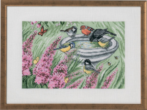 Набор для вышивания "Поилка для птиц". Арт 70-9396