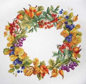Набор для вышивания "Ягодный венок" . Арт 06.002.55  
