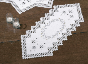 Набор для вышивания салфетки "Хардангер". Арт 63-0832