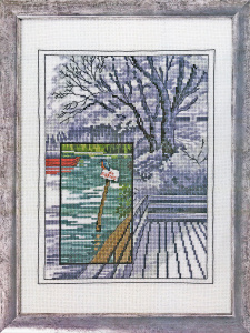 Набор для вышивания "Птичка у берега". Арт 92-7309                 