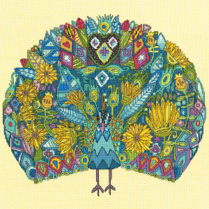 Набор для вышивания "Jewelled Peacock". Арт XSTU5