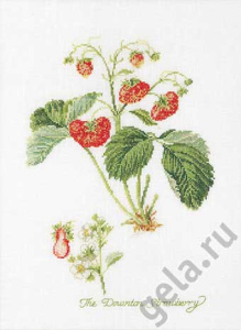 Набор для вышивания "Земляника", канва лён 36 ct. Арт 2085                    