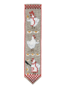 Набор для вышивания закладки "Bookmark Hens" (Курочки). Арт 4561
