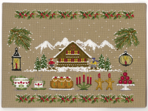 Набор для вышивания "LE NOEL BLANC" ( Белое рождество) . Арт 1027