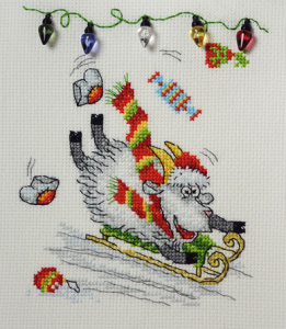 Набор для вышивания "Задорное катание". Арт 01.033.22