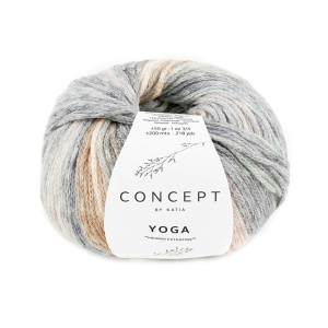 Пряжа Yoga, 45% хлопок, 42% шерсть, 13% полиамид, 50 г, 200 м. Арт 1201.201