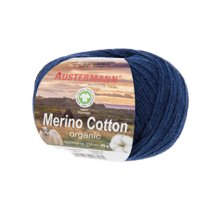 Пряжа Merino Cotton organic, 55% шерсть, 45% хлопок, 50 г, 230 м. Арт 98311-0022
