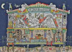 Набор для вышивания "Cut Thru' Ghost Train". Арт XCT46
