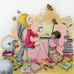 Набор для вышивания "Творческая натура" Elina Ellis illustration. Арт 15.001.20               