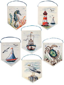 Набор для вышивания "Морские этюды". Арт 21.003.24