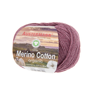 Пряжа Merino Cotton organic, 55% шерсть, 45% хлопок, 50 г, 230 м. Арт 98311-0020