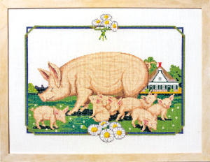 Набор для вышивания "Семья на ферме". Арт 70-7406                 