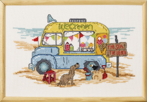Набор для вышивания "Грузовик с мороженым". Арт 92-3428