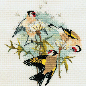 Набор для вышивания "Goldfinches & Thistles". Арт DWBB04
