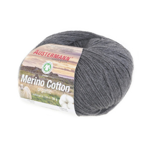 Пряжа Merino Cotton organic, 55% шерсть, 45% хлопок, 50 г, 230 м. Арт 98311-0018