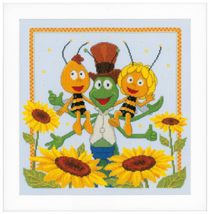 Набор для вышивания "Среди подсолнухов". Арт PN-0154469