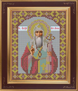 Набор для вышивания бисером Икона "Святитель Алексий, митрополит Московский и Всея Руси". Арт М257