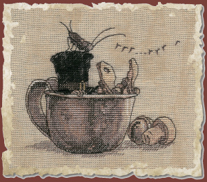 Набор для вышивания "Le Chapeau Ivre" (На шляпе). Арт 62-M008 K