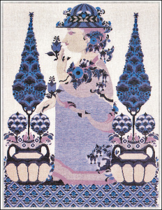 Набор для вышивания: "Дама". Арт 30-6316