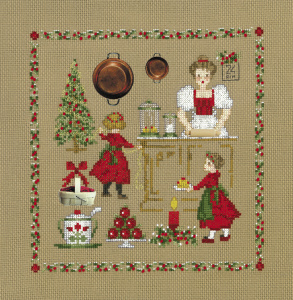 Набор для вышивания "ACCESSOIRES NOËL" (Рождественские аксессуары). Арт 2617