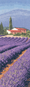 Набор для вышивания "Лавандовые поля". Арт JCLA1247E