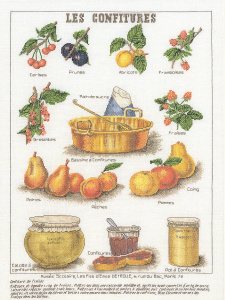 Набор для вышивания "Джемы", канва лен 36 ct. Арт 2081                    