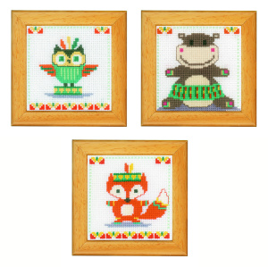 Набор для вышивания "Милые животные". Арт PN-0155680