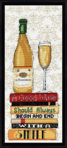 Набор для вышивания "Белое вино". Арт 2983