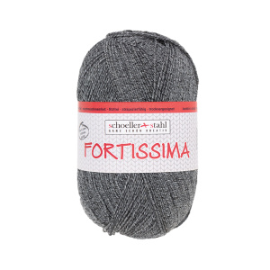 Пряжа Fortissima Socka 4-fach Uni, 75% шерсть, 25% полиамид, 420 м, 100 г. Арт 90038-2062