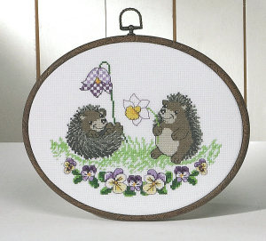 Набор для вышивания "Ёжики". Арт 92-4833
