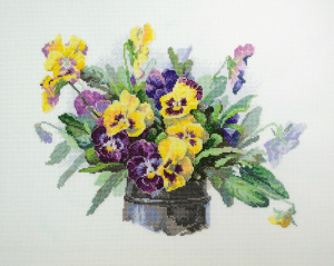 Набор для вышивания "Анютины глазки" . Арт 06.002.39