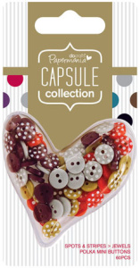 Набор мини-пуговиц "Горошек" Spots & Stripes Jewels. Арт PMA354028