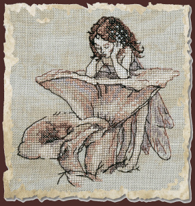 Набор для вышивания "Miroir aux Girolles" (Зеркало-лисичка). Арт 73-M012 K