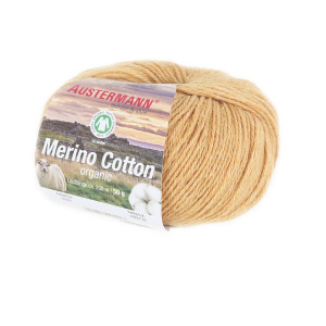 Пряжа Merino Cotton organic, 55% шерсть, 45% хлопок, 50 г, 230 м. Арт 98311-0009