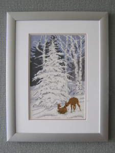 Набор для вышивания: "Зимняя картина", 30 х 40 см. Арт 13106