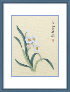 Набор для вышивания "Белый нарцисс". Арт 2031902