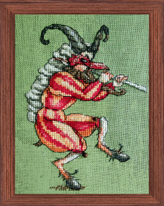 Набор для вышивания "Le Faune de Macédoine" (Музыкант из оркестра - Фауна Македонии). Арт 167-H06 KV