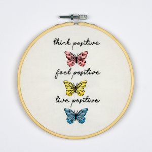 Набор для вышивания "Бабочки", канва 100% хлопок. Арт DSB036