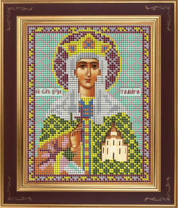 Набор для вышивания бисером Икона "Св. Тамара". Арт М235
