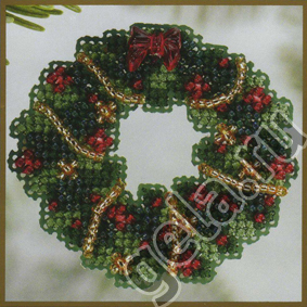 Набор для вышивания "Рождественский венок". Арт MH186303               