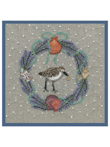 Набор для вышивания "July wreath Sandpiper" (Июльский венок "Кулик"). Арт 2694